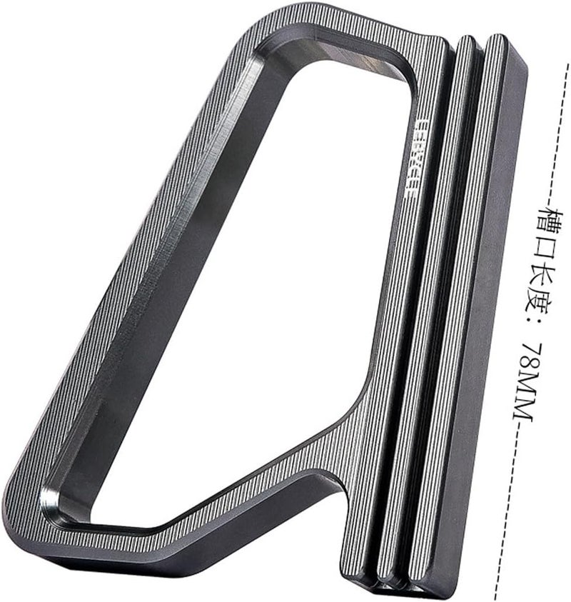 HOUSON Special Spoke Wrench for Flat Spokes - 78mm Recessed Grooves for 0.8-1.3mm Thickness | Lightweight Aluminum CNC - Image 3